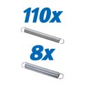 Eurotramp Trampolin-springfjeder "Grand Master Exclusiv/Premium" 5 fjedre, Ø: 29 mm.