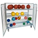 Sport-Thieme "Standard" Shelved Trolley Without additional railing, 150×140×62 cm