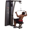 Body-Solid Latzug- und Rudermaschine "Pro Dual" Gewichtsblock 140 kg