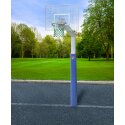 Sport-Thieme Basketballanlæg "Fair Play Silent" me Herkulessnore-Net Kurv "Outdoor" nedklappelig, 180x105 cm
