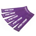 Sport-Thieme Performer Rubberbands 5er Set Violett, stark