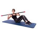 Sport-Thieme Gewichtsstab "Steel Weighted Bar" 3 kg, Rot