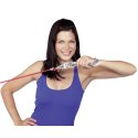 TheraBand Fitnesstube "Bodytrainer med håndtag" Mellem, Rød