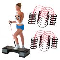 Sport-Thieme Fitness-Step-Tube 10er Sets Pink, mittel