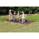 Hally-Gally Bodentrampolin "2000 Mini" Schwarz, Rot-Braun