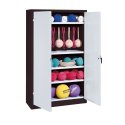 C+P Sports equipment cabinet Light grey (RAL 7035), Handle, Anthracite (RAL 7021), Single closure, Light grey (RAL 7035), Anthracite (RAL 7021), Single closure, Handle