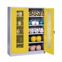 C+P Ball Cabinet Sunny Yellow (RDS 080 80 60), Handle, Light grey (RAL 7035), Single closure, Sunny Yellow (RDS 080 80 60), Light grey (RAL 7035), Single closure, Handle