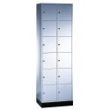 "S 4000 Intro" Compartment Locker (6 compartments on top of one another) Light grey (RAL 7035), 195x62x49cm/ 12 compartments, 195x62x49cm/ 12 compartments, Light grey (RAL 7035)