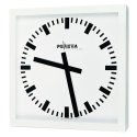 Peweta Wanduhr Großraum, 50x50, Batteriebetrieb Standard