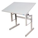 Möckel Terapibord "ergo ST" Afrundet bordplade, 80x60 cm, Afrundet bordplade, 80x60 cm