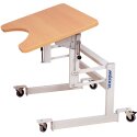 Möckel "ergo S 52 R" Therapy Table Castors with brakes, Beech-effect
