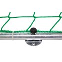 Sport-Thieme Hallenhandballtor
 3x2 m, frei stehend mit Premium-Stahl-Eckverbindung Mit anklappbaren Netzbügeln, Schwarz-Silber