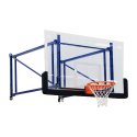 Rotating Basketball Wall Frame Extends out 170 cm, Concrete wall