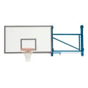 Sport-Thieme Basketball-væganlæg "Drejelig" Fremspring 170 cm, Betonvæg