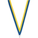Medaillen-Band Blau-Gelb