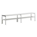 Sypro Wolf Changing Benches for Wet Areas without Backrest 1.50 m, With shoe shelf, 1.50 m, With shoe shelf
