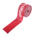 Sport-Thieme Fitnessbånd "75" 25 m x 7,5 cm, Ekstra stærk, Rød