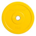 Sport-Thieme Hantelscheibe "Bumper Plate", bunt 5 kg, Gelb