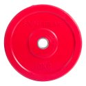 Sport-Thieme Vægtskiver "Bumper Plate", farvet 10 kg. Rød