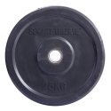 Sport-Thieme Vægtskiver "Bumper Plate", farvet 25 kg. Mørk grå
