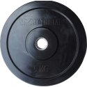 Sport-Thieme Vægtskiver "Bumper Plate", sort 5 kg