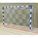 Sport-Thieme Handballtor frei stehend, 3x2 m Verschraubte Eckverbindungen, Blau-Silber