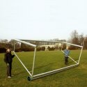 Fodboldmål-kipsikring til Junior-fodboldmål "Safety" Til 7-mandsmål (5x2 m), nedre måldybde: 1 m., Rektangulær profil 75x50 mm