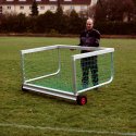 Sport-Thieme Mini-Fußballtor "Safety" 1,20x0,80 m, Inkl. Netz, grün (MW 10 cm)