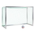 Sport-Thieme Mini-fodboldmål "Professional" Inkl. net, grøn (Maskestr. 10 cm), 2,40x1,60 m, Måldybde 1,00 m