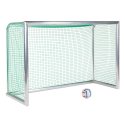 Sport-Thieme Mini-fodboldmål "Professional" Inkl. net, grøn (maskestr. 4,5 cm), 2,40x1,60 m, Måldybde 1,00 m