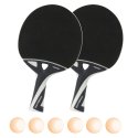 Cornilleau Tischtennisschläger-Set "Nexeo X70" Bälle Orange