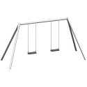 Playparc metal double swing Hanging height: 200 cm
