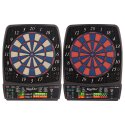 Kings Dart Elektronische Dartscheibe mit Luxus-Ausstattung Blau-Rot