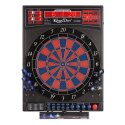 Kings Dart Elektronische Dartscheibe "Profi Turnier" Blau-Rot