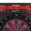 Kings Dart Elektronische Dartscheibe "Profi Turnier" Blau-Rot