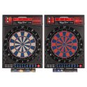 Kings Dart Elektronische Dartscheibe "Profi Turnier" Blau-Rot