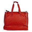Masita® Sporttasche "Brasil" mit Bodenfach Junior = 50x39x31 cm, Rot-Weiß
