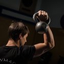 Sport-Thieme Kettlebell "Hammerslag", lakeret, grå 8 kg