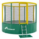 Akrobat Trampolin "Gallus" Grøn-gul, 360 cm