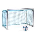Sport-Thieme Mini-Træningsmål, “Protection“ 1,20x0,80 m, måldybde 0,70 m, Inkl. net, blå (maskestr.4,5 cm)