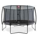 Berg Trampolin "Elite" med Sikkerhedsnet "Deluxe" 330 cm, Grå, 330 cm, Grå