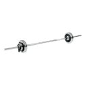 Sport-Thieme Langhantel-Set 52,5 kg oder 77,5 kg Chrom mit Gummieinlage, 52,5 kg