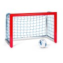 Sport-Thieme Mini-fodboldmål "Color Koncept" 1,20x0,80 m, Rød-blå