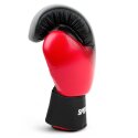 Sport-Thieme Boxhandschuhe "Sparring" Schwarz-Rot, 8 oz.