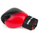 Sport-Thieme Boxhandschuhe "Sparring" Schwarz-Rot, 8 oz.