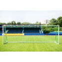 Sport-Thieme Großfeld-Fußballtor mit freier Netzaufhängung SimplyFix, eckverschweißt, silber 1,50 m
