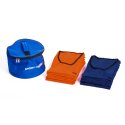 Sport-Thieme Kennzeichnungswesten-Set "Premium" Erwachsene, Orange/Blau