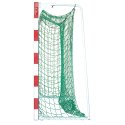 Sport-Thieme Handballtor mit fest stehenden Netzbügeln Standard, Tortiefe 1,25 m, Schwarz-Silber
