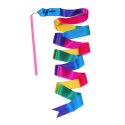 Sport-Thieme Gymnastikband mit Stab "Bunt" 4 m