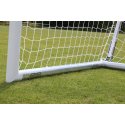 Sport-Thieme Junior-fodboldmål med netfastgørelse SimplyFix, fritstående, hvid